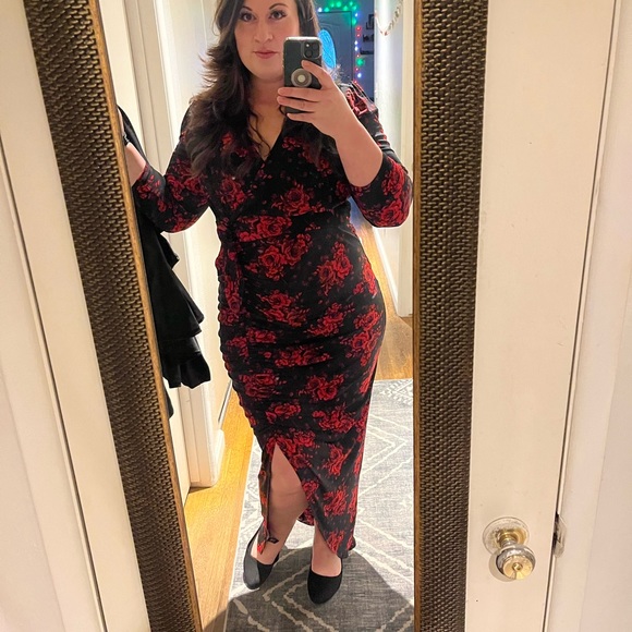 torrid rose dress